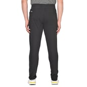 2 - Fitinc Cotton Double Strip Designed Trackpant with Both Side Zipper, Black XXL