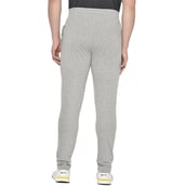 5 - Fitinc Cotton Double Strip Designed Trackpant with Both Side Zipper,  Grey  XL 