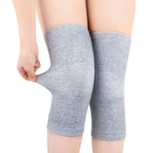 Strauss Compression Knee Support (Pair),  Grey  Large 