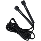 Strauss Speed Skipping Rope, Black Free Size