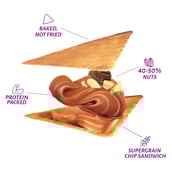 3 - Open Secret Nutty Chips,  Choco Almond Butter Pack of 6  30 g 