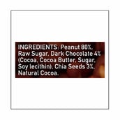 ingredients - Yogabars Dark Chocolate Peanut Butter,  0.350 kg  Creamy & Chocolatey 