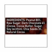 ingredients - Yogabars Dark Chocolate Peanut Butter,  1 kg  Creamy & Chocolatey 