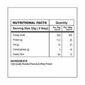 nutrition - Nutra India Peanut Butter with Whey Protein,  1 kg  Natural 