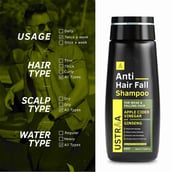 5 - Ustraa Anti Hair Fall Shampoo,  250 ml  for Weak & Falling Hair 