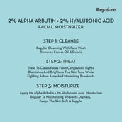 3 - Rejusure Alpha Arbutin + Hyaluronic Acid Face Moisturizer,  50 ml  for Dry & Sensitive Skin 