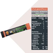 4 - MuscleBlaze BCAA Pro OP,  21 sachets/pack  21 Servings  Watermelon, Fruit Splash & Green Apple 