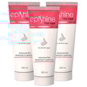 1 - Epishine Face Wash, 3 Piece(s)/Pack for All Skin Type