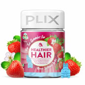 1 - Plix Healthier Hair, 60 gummies Strawberry