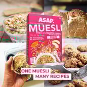 4 - ASAP Ultimate Breakfast Multigrain Muesli,  420 g  FRUITZ (Fruits & 5 Toasted Grains) 