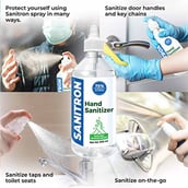 2 - Sanitron Liquid Spray Hand Sanitizer,  75% Isopropyl alcohol (IPA)  2 Piece(s)/Pack  Spray Bottle 
