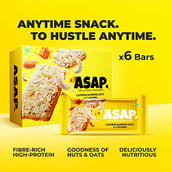 4 - ASAP Healthy Granola Bars,  6 bar(s)  Cashew Almond & Caramel 