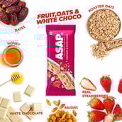 3 - ASAP Healthy Granola Bars,  6 bar(s)  Dark Choco Almond, Fruits & White Choco, Cashew Caramel, Pack of 6 
