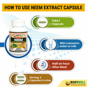 5 - Bodywell Neem Pure Extract 500 mg,  120 veggie capsule(s) 