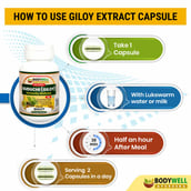 5 - Bodywell Guduchi (Giloy) Pure Extract 500 mg,  120 veggie capsule(s) 