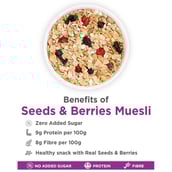 1 - True Elements Seeds and Berries Muesli, 1 kg Unflavoured
