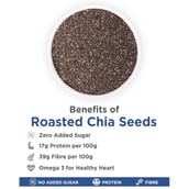 3 - True Elements Roasted Chia Seeds, 0.5 kg Unflavored