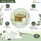 6 - Dr. Morepen Tulsi Green Tea,  25 Tea Bag(s)  Unflavoured 