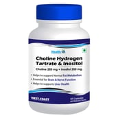 1 - Healthvit Choline & Inositol (500 mg),  60 capsules 