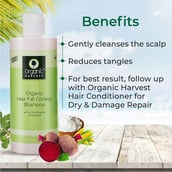3 - Organic Harvest Organic Hair Fall Control Shampoo,  500 ml  Natural 