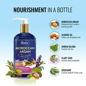 5 - St.Botanica Moroccan Argan Shampoo,  300 ml  All Hair Type 