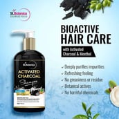 3 - St.Botanica Activated Charcoal Shampoo,  300 ml  No Sulphate, No Parabens, No Silicon 