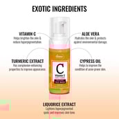 5 - St.Botanica Vitamin C Foaming Brightening Face Wash,  120 ml  Pure Natural Extracts 
