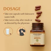 7 - Upakarma Ayurveda Pure Herbs Turmeric 500mg,  90 capsules 