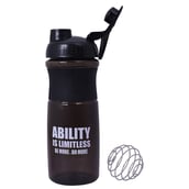 1 - GHC Shaker Bottle,  with Steel Ball Black  750 ml 