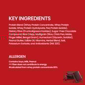 ingredients - Musclife Protein Bar,  6 Piece(s)/Pack  Chocolate 