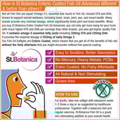 7 - St.Botanica Fish Oil 1000,  60 softgels 