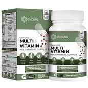 1 - elicura Multi Vitamin,  60 veggie capsule(s)  Unflavoured 