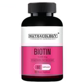 1 - Nutracology Biotin - 10000 mcg, 60 capsules Unflavoured
