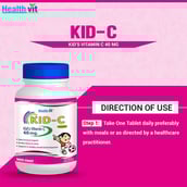 1 - Healthvit Kid- C Kid's Vitamin C Chewable,  60 tablet(s)  Unflavoured 