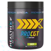 1 - HealthXP Premium Series PRO CGT,  Green Apple  0.55 lb 