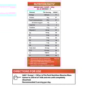 supplement - Six Pack Nutrition Massive Mass Gainer,  2 lb  Dark Chocolate 