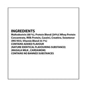 ingredients - Six Pack Nutrition Massive Mass Gainer, 2 lb Masala Milk