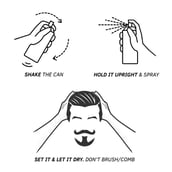 8 - Ustraa Hair Fixing Spray Strong Hold, 250 ml for Bold Look with Extreme Hold