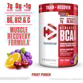 2 - Dymatize Athlete's BCAAs,  0.66 lb  25 Servings  Fruit Punch 