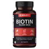1 - Boldfit Biotin 10000 mcg,  60 tablet(s)  Unflavoured 