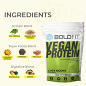 4 - Boldfit Vegan Protein, Cafe Mocha 2.2 lb