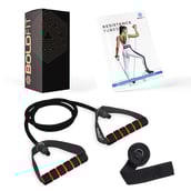 1 - Boldfit Resistance Tube with Foam Handles,  Black  Free Size 