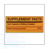 6 - Goodlife Nutrition Ginseng Extract 800 mg,  60 capsules 