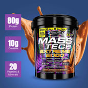 3 - MuscleTech Mass Tech Extreme 2000, 22 lb Triple Chocolate Brownie