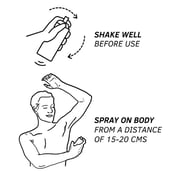 6 - Ustraa Blue Deodorant Body Spray,  150 ml  for Men 