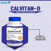 4 - Healthvit Calvitan D3 Calcium & Vitamin D3, 60 tablet(s) Unflavoured