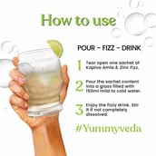 6 - Kapiva Amla & Zinc Fizz - Lime Flavour,  100 g 