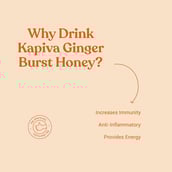 5 - Kapiva Ginger Burst Honey,  250 g  Unflavoured 