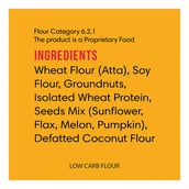 ingredients - Lo! Foods Low Carb Atta,  Unflavoured  2 kg 