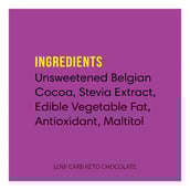 ingredients - Lo! Foods Low Carb Keto,  Chocolate  90 g 